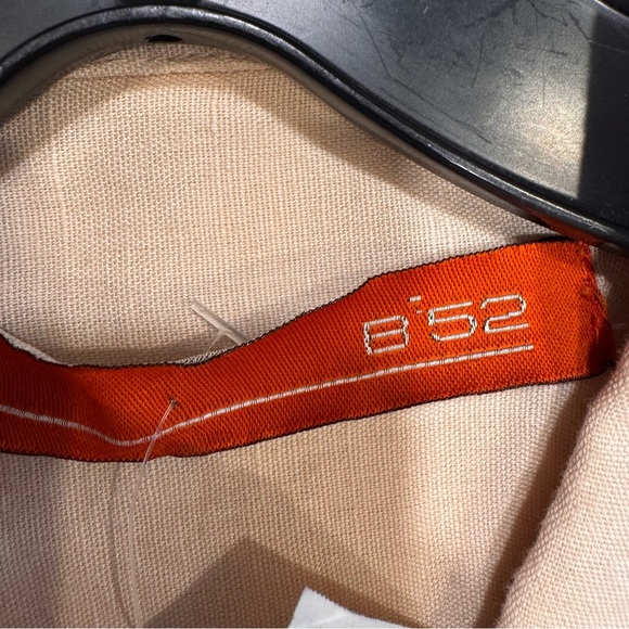 B52 Women’s Collared 1/2 Button Up Pullover Blouse Linen Tan Sz XXL NWT - Picture 9 of 12